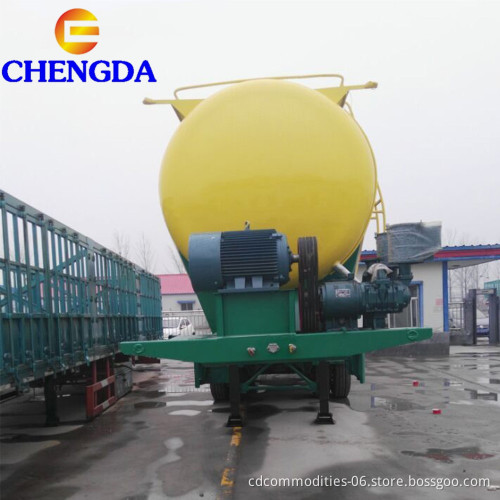 Chengda 45m3 54 Ton Six Big Double Rambers تحميل الوزن الأسمنت Semi Semi للبيع